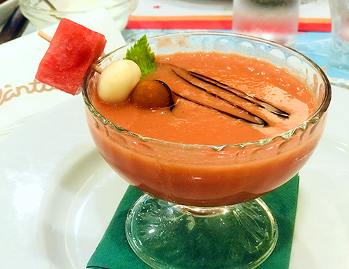Gazpacho andaluz a L'Atlàntida